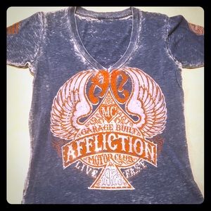 Affliction T-shirt size Medium